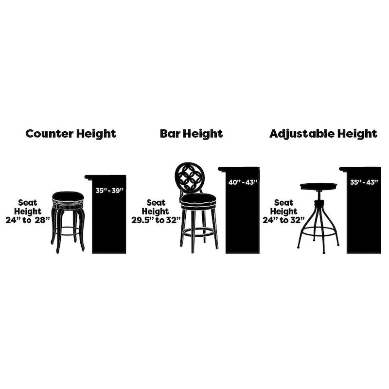Non-swivel Counter Height Stool