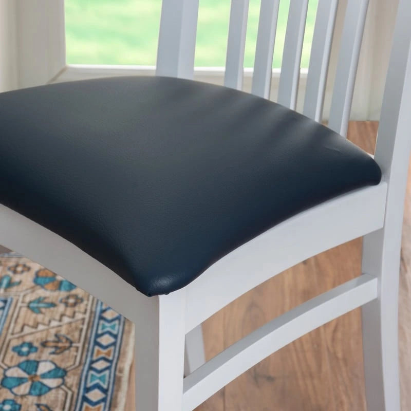 White Upholstered Dining Chair (Set of 2)