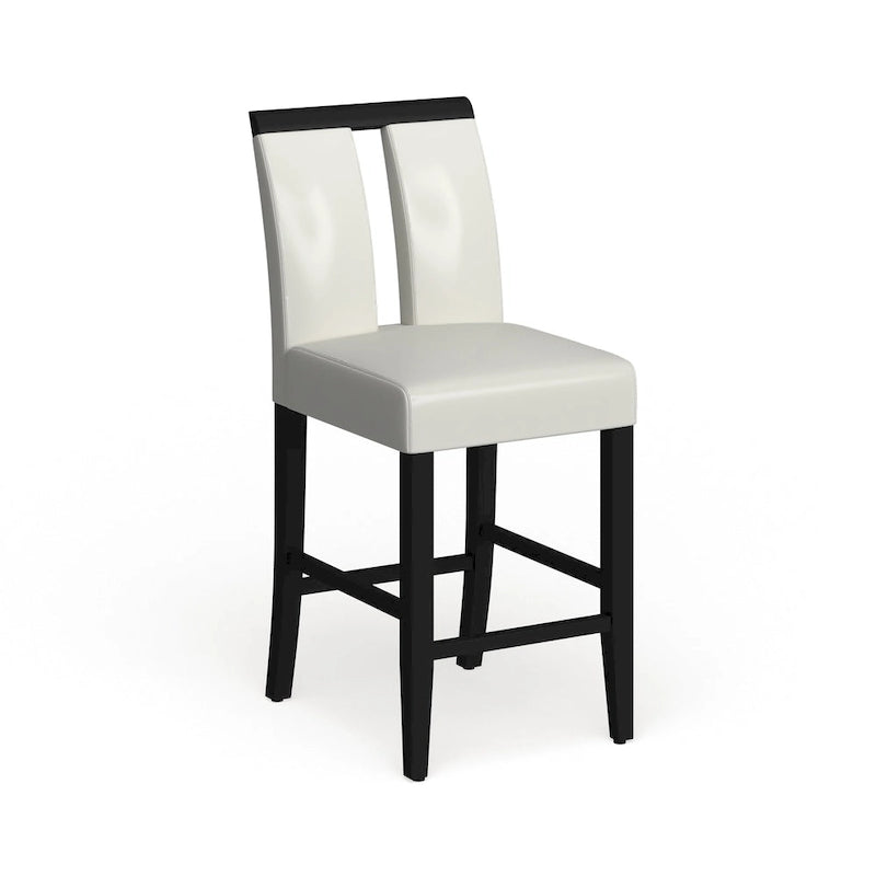 Chaises de comptoir rembourrées modernes (lot de 2)