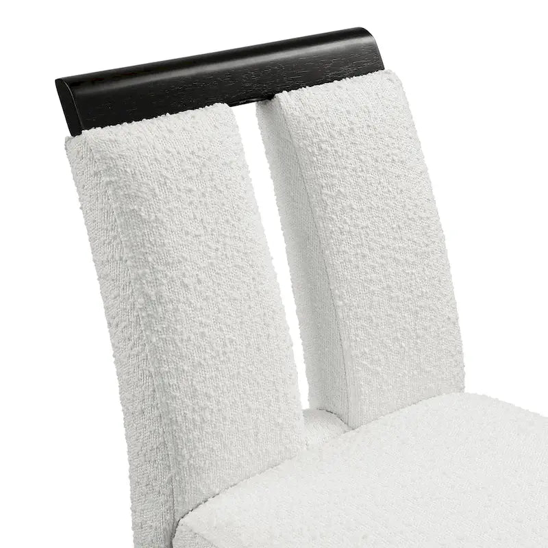 Chaises de comptoir rembourrées modernes (lot de 2)