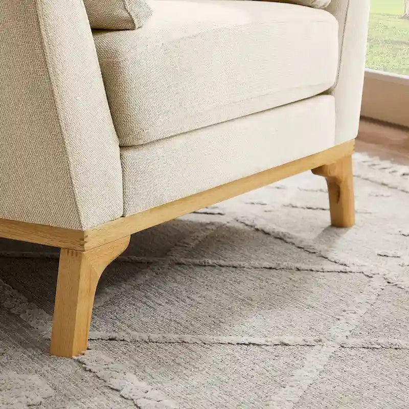Modern Flared Arm Accent Chair