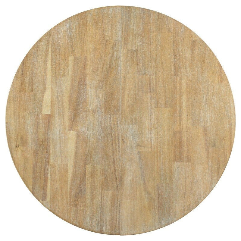 Extendable Adjustable Round/Oval Dining Table