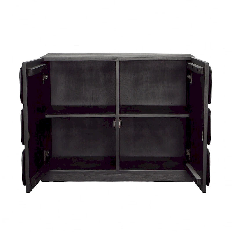 37" Wide Sideboard, Black